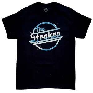 The Strokes Magna Logo 2 Black X-Large T-Shirt