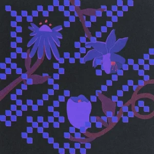 Trace Mountains Into the Burning Blue Vinyl LP Blue Colour 2025