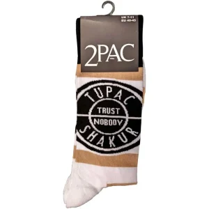 Tupac Unisex Ankle Socks: Trust Nobody (Uk Size 7 – 11)