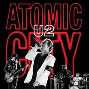 U2 Atomic City – Live From Sphere 10″ Vinyl Single Transparent Red Colour RSD 2024
