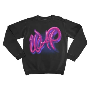 WAP Air Brush Crewneck (Black)
