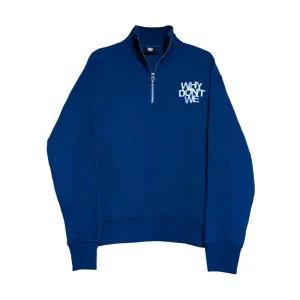 Why Don’t We Quarter Zip Fleece (Navy)