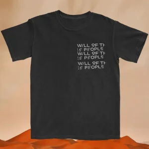Will of the People Orange Stencil T-Shirt
