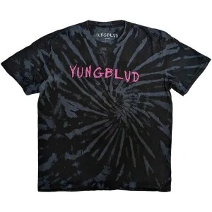 Yungblud Scratch Logo Wash Black X-Large T-Shirt